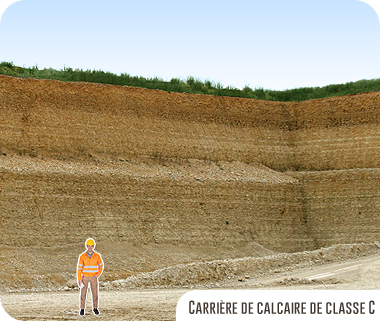 Carrière de calcaire de classe C